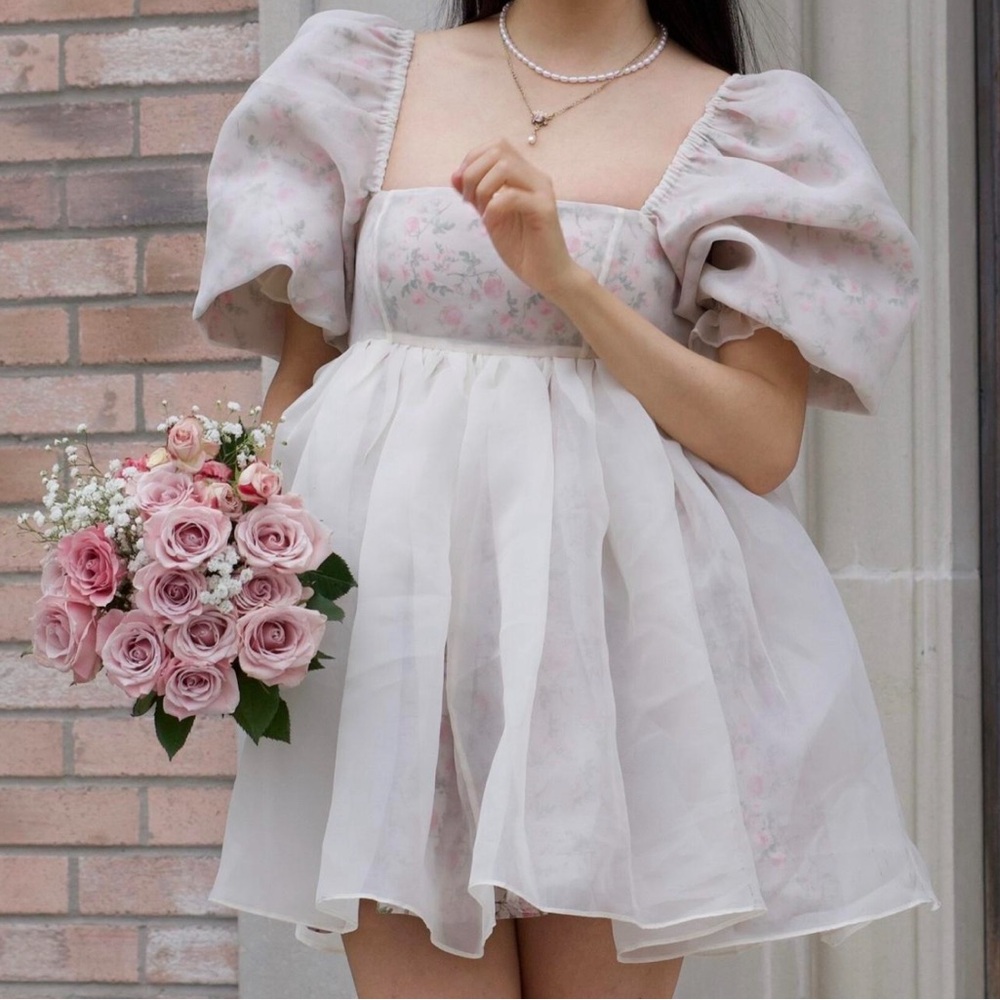 Heritage Rose Selkie puff dress